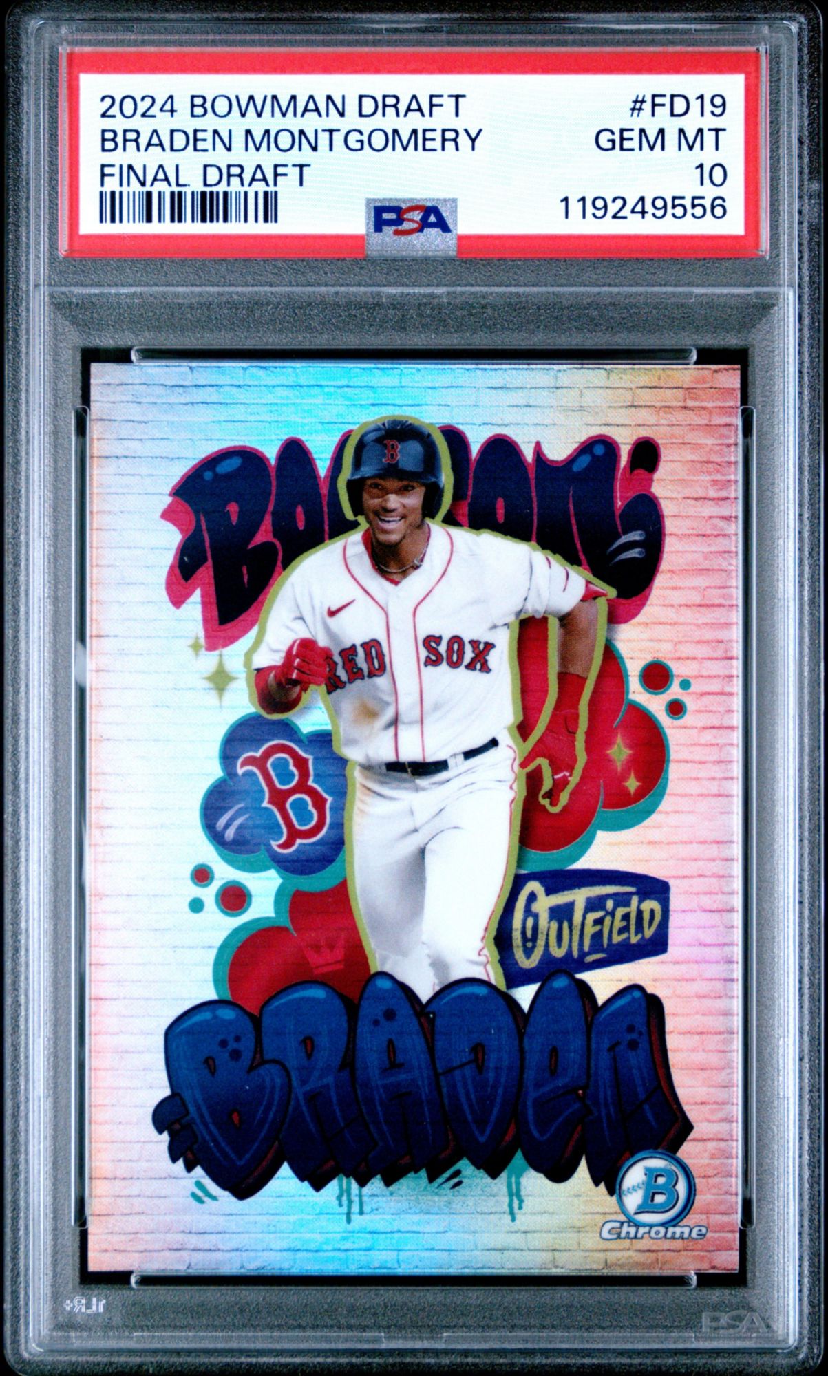2024 Bowman Draft Final Draft FD19 Braden Montgomery PSA 10