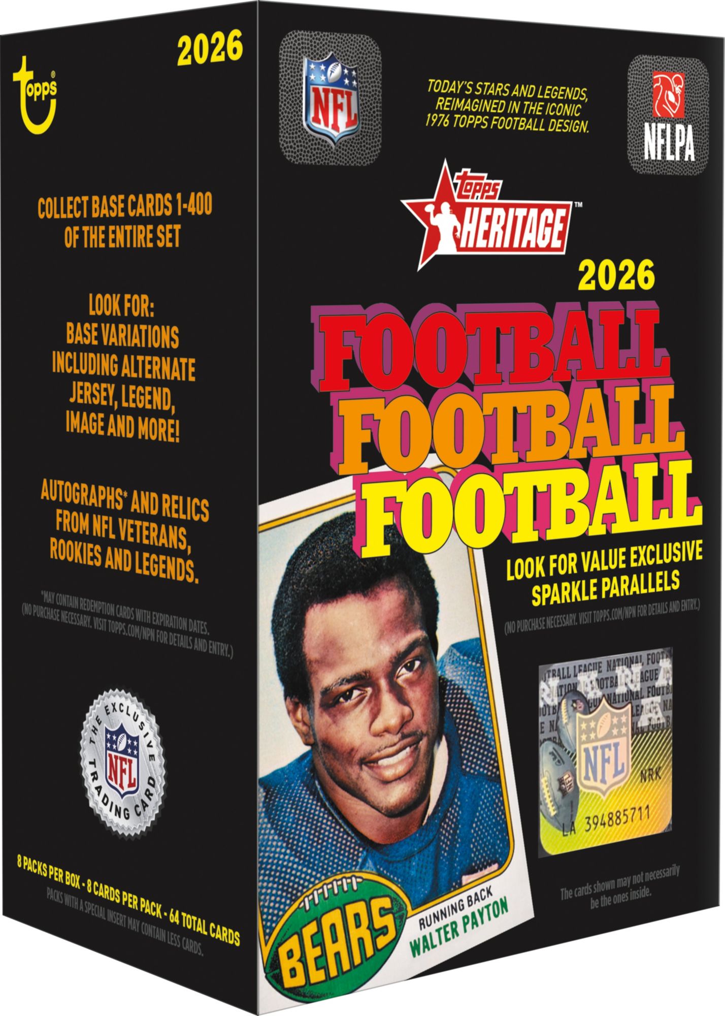 2026 Topps Heritage Football Value Box