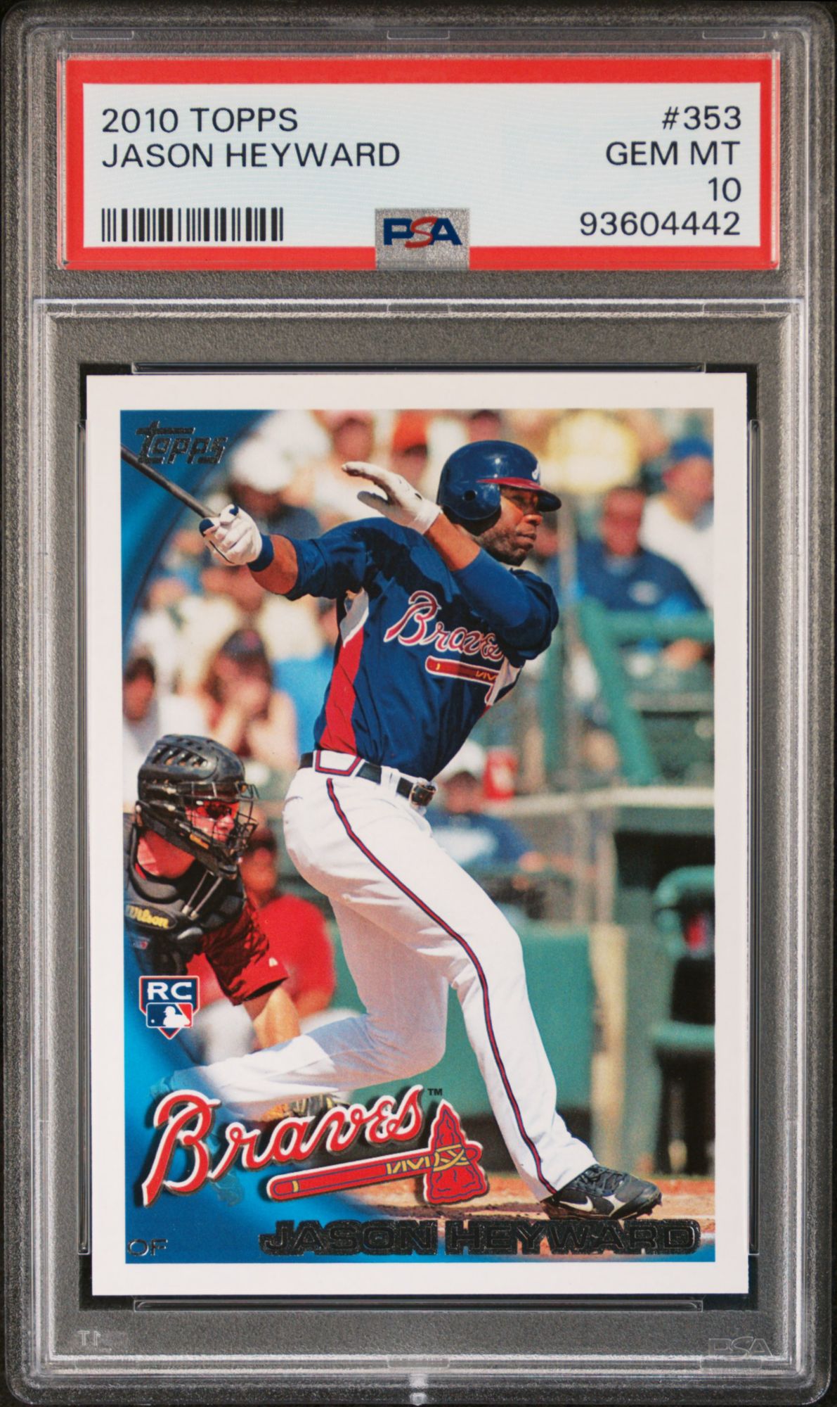 2010 Topps 353 Jason Heyward PSA 10