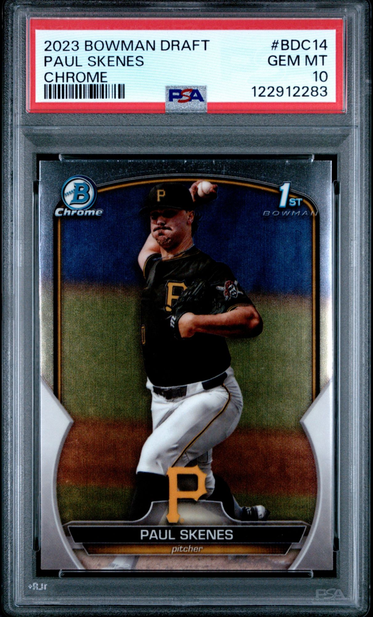 2023 Bowman Draft BDC14 Paul Skenes Chrome PSA 10