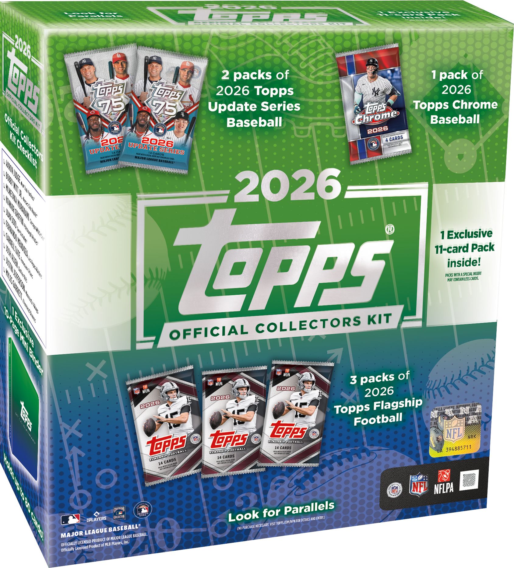 2026 Topps NFL &amp; MLB Collector Kit Collection: Wave 2