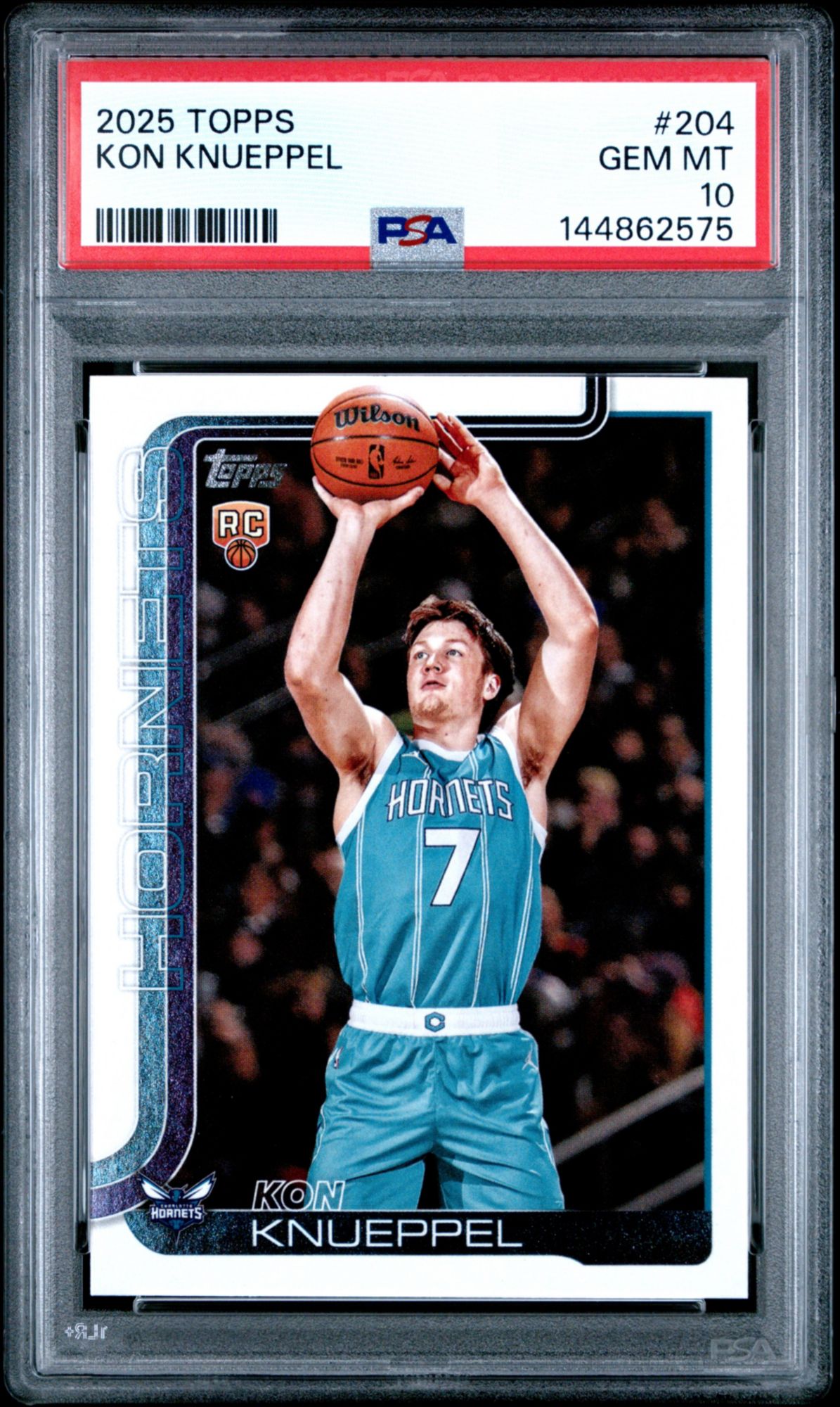 2025 Topps 204 Kon Knueppel PSA 10