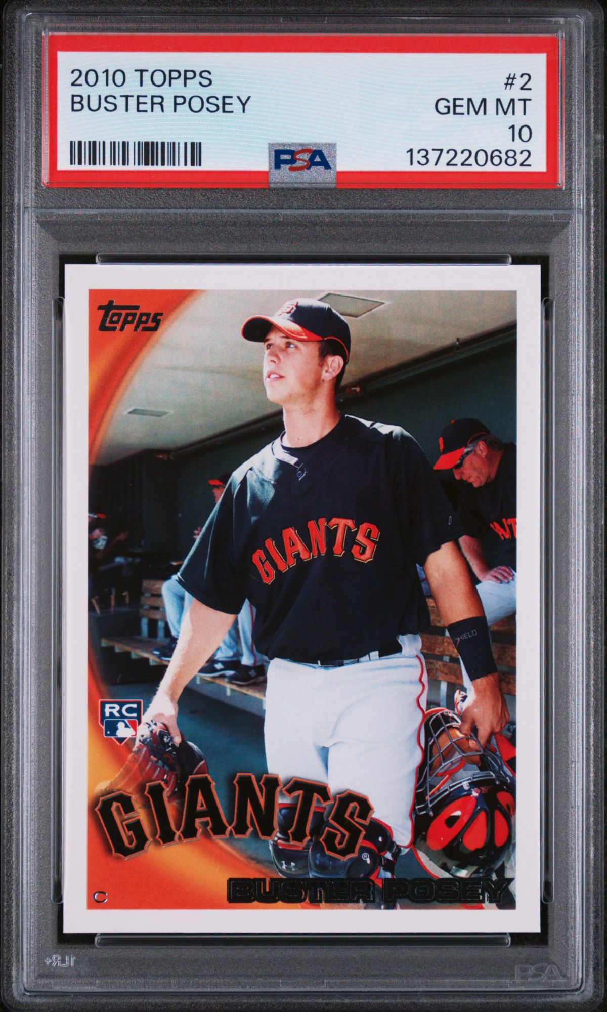 2010 Topps 2 Buster Posey PSA 10