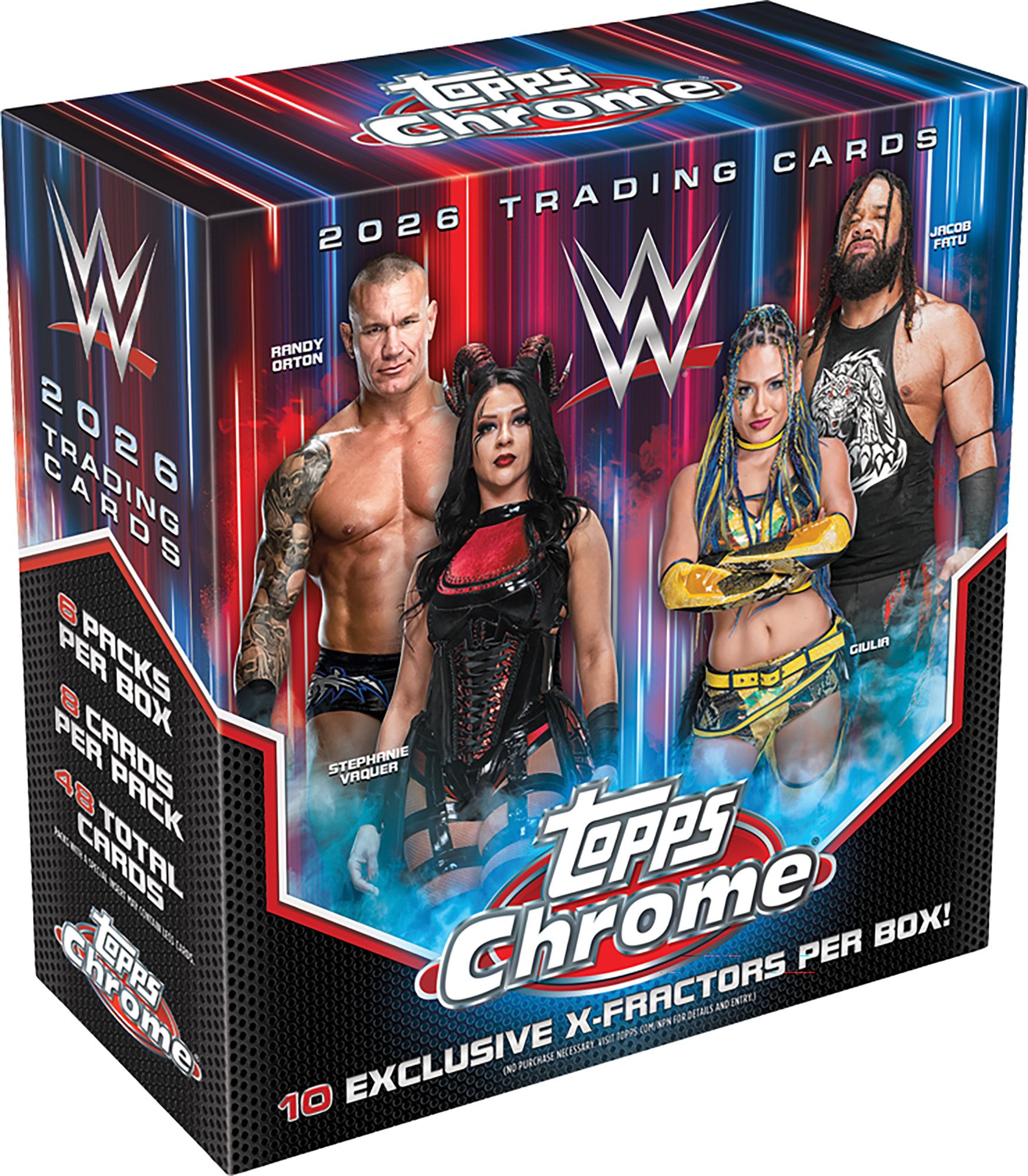 2026 Topps Chrome WWE Mega Box