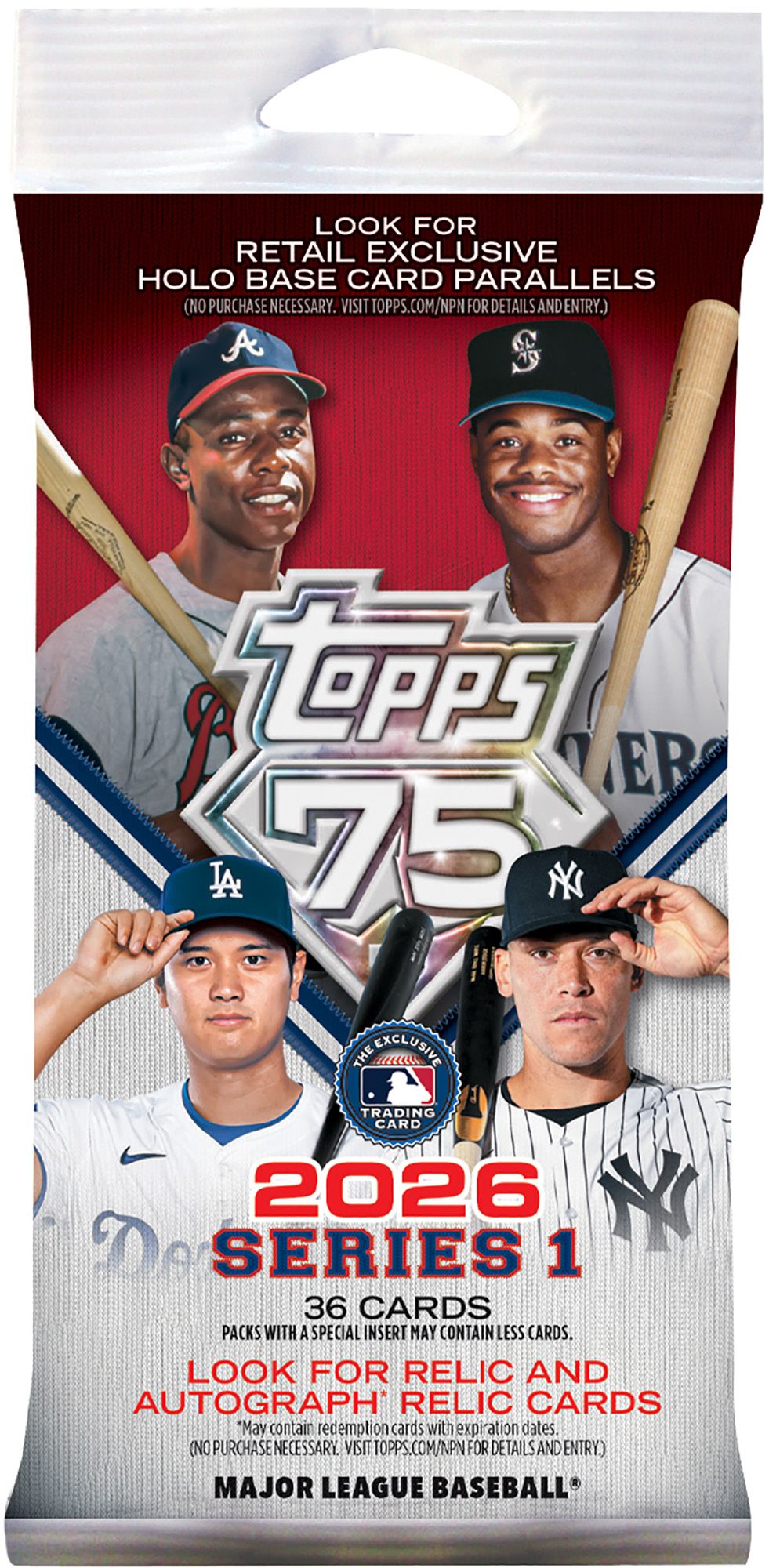 2026 Topps Series 1 MLB Baseball Fat Pack