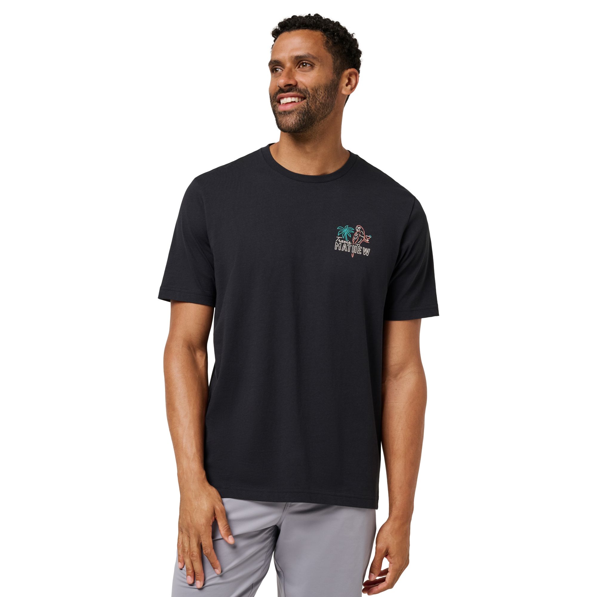 TravisMathew Men's Drinks On Us Golf T-Shirt