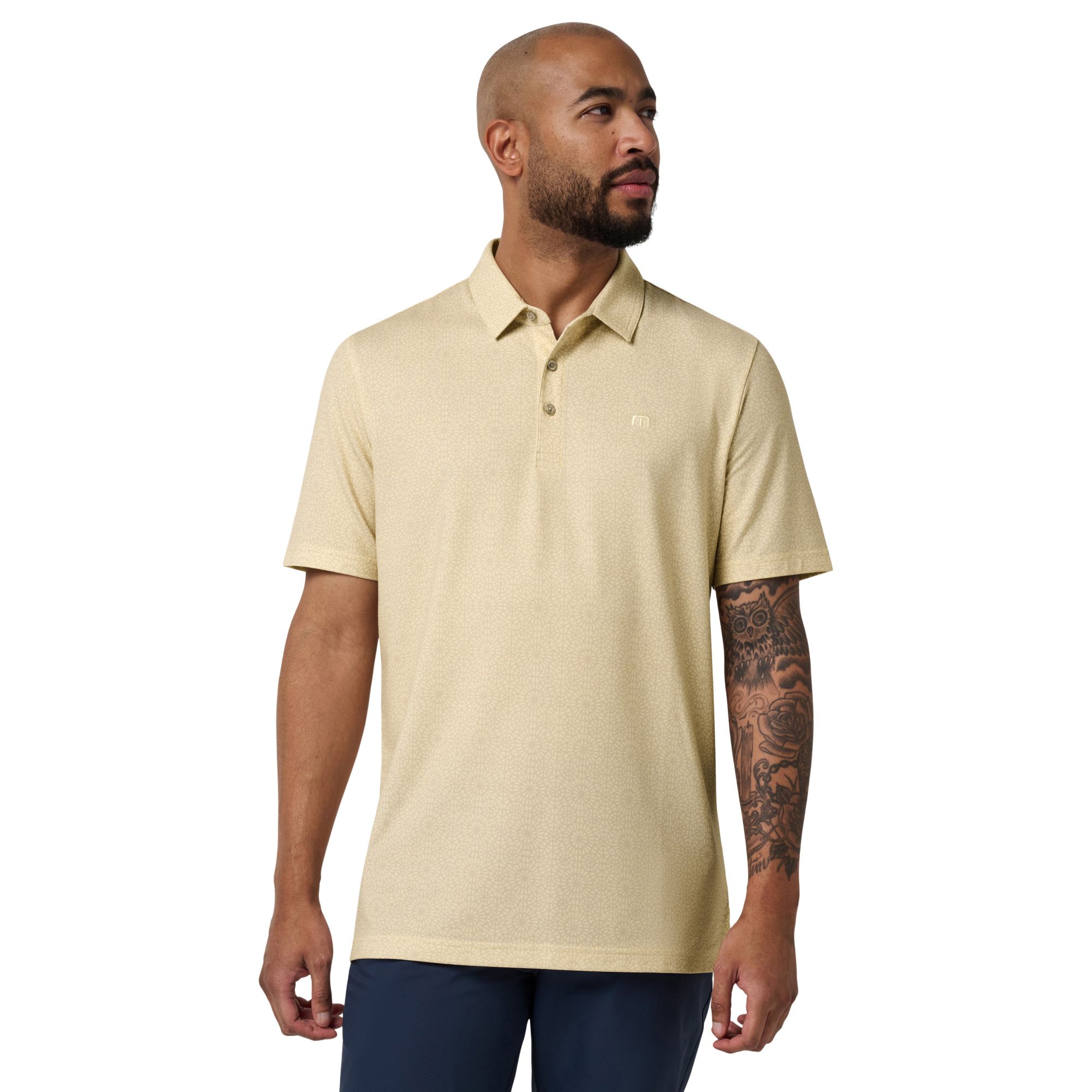 TravisMathew Men's Featherweight Views Golf Polo