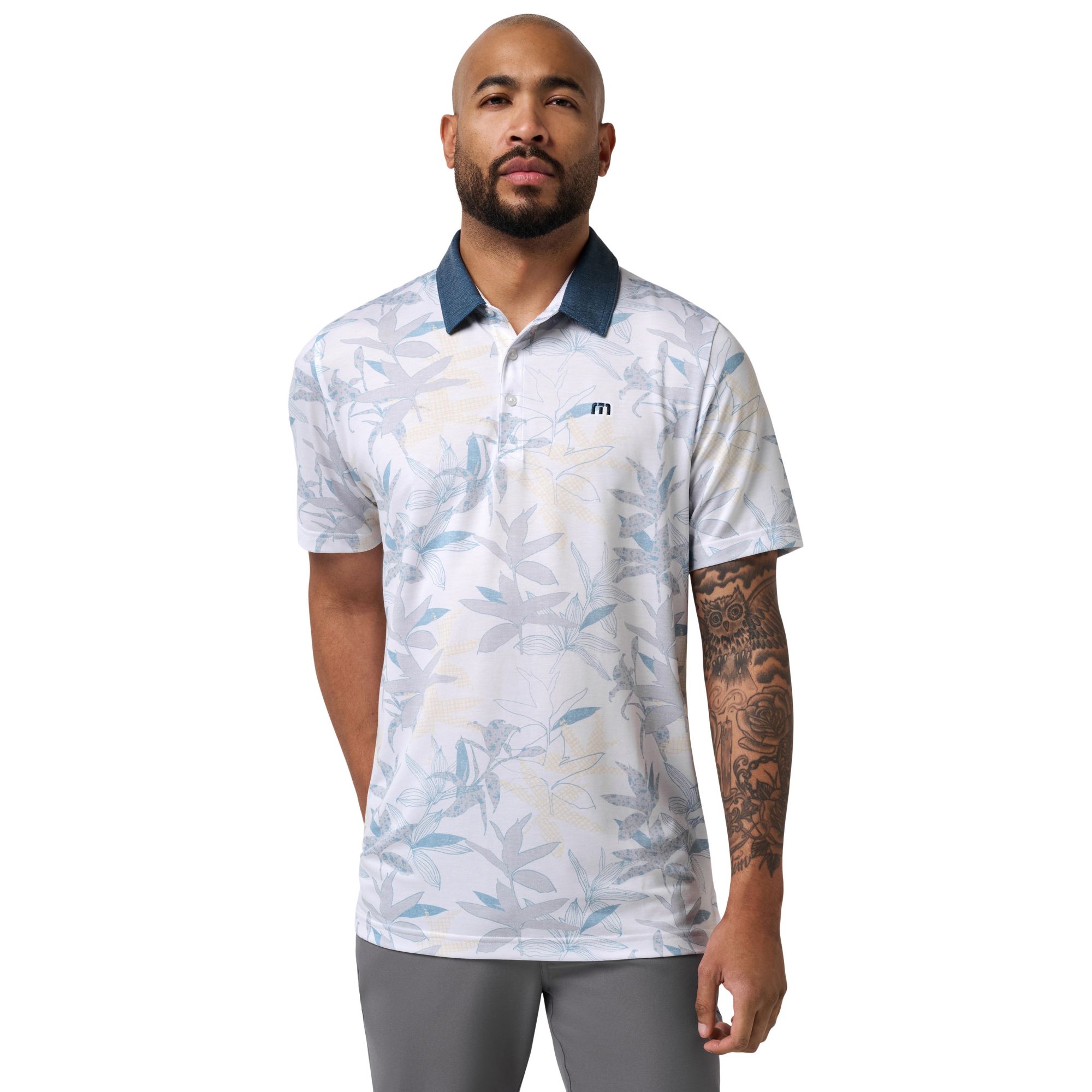 TravisMathew Men's Featherweight Drift Golf Polo