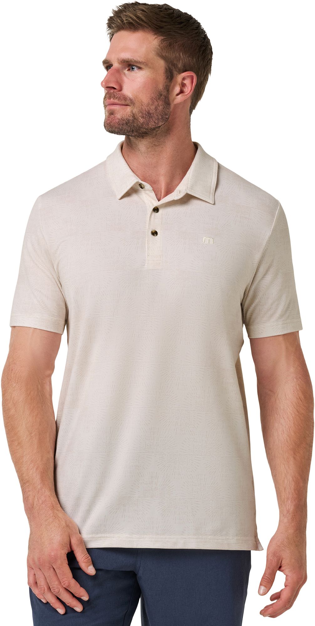 TravisMathew Men's Featherweight Terrace Golf Polo
