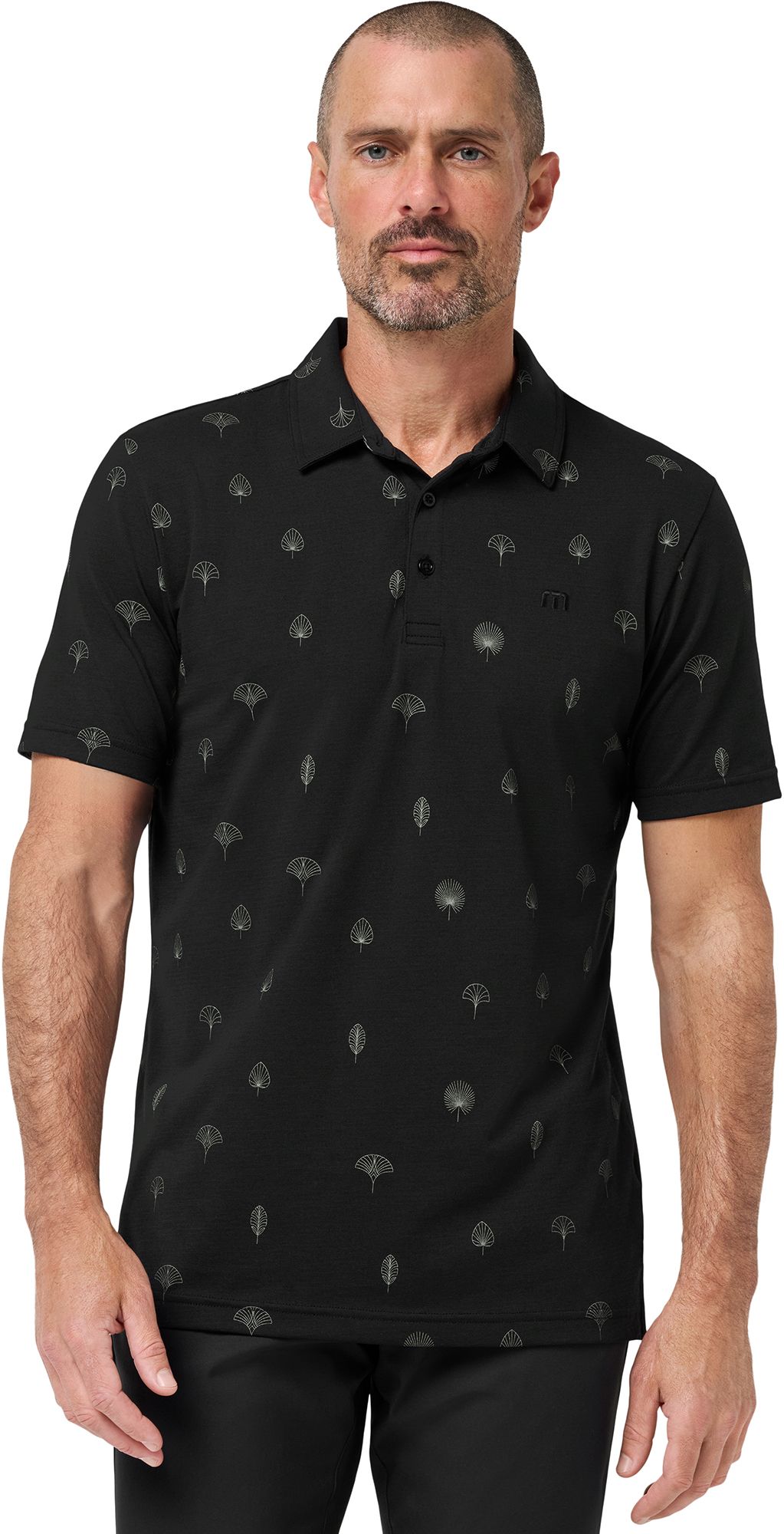 TravisMathew Men's Heater Jersey Oasis Golf Polo