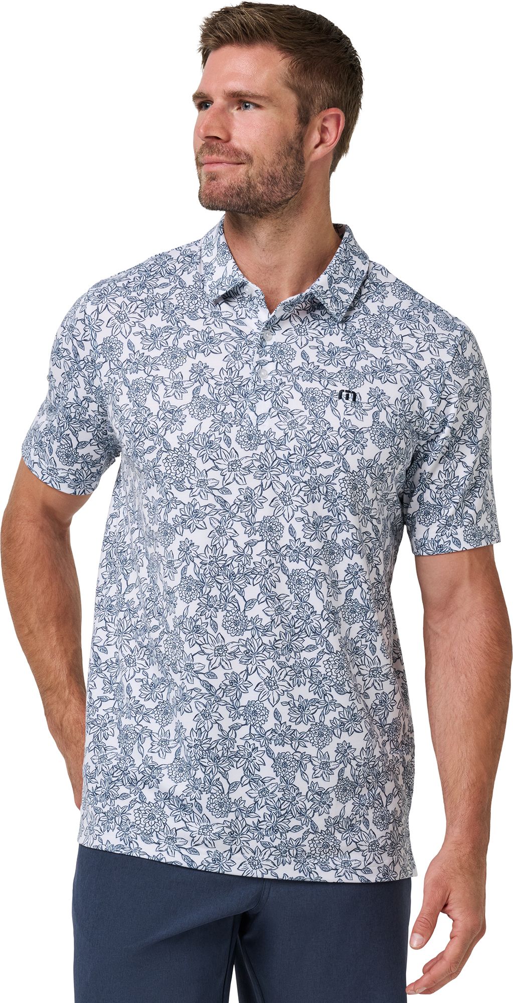 TravisMathew Men's Featherweight Sunbeam Golf Polo