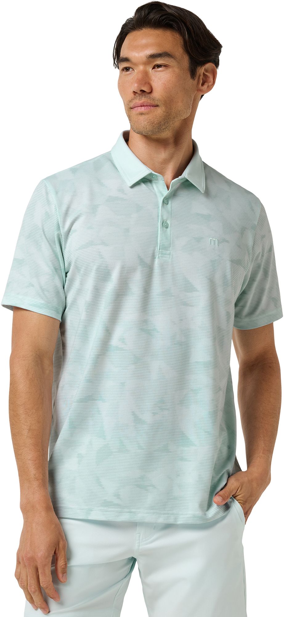 TravisMathew Men's Featherweight Back Nine Golf Polo