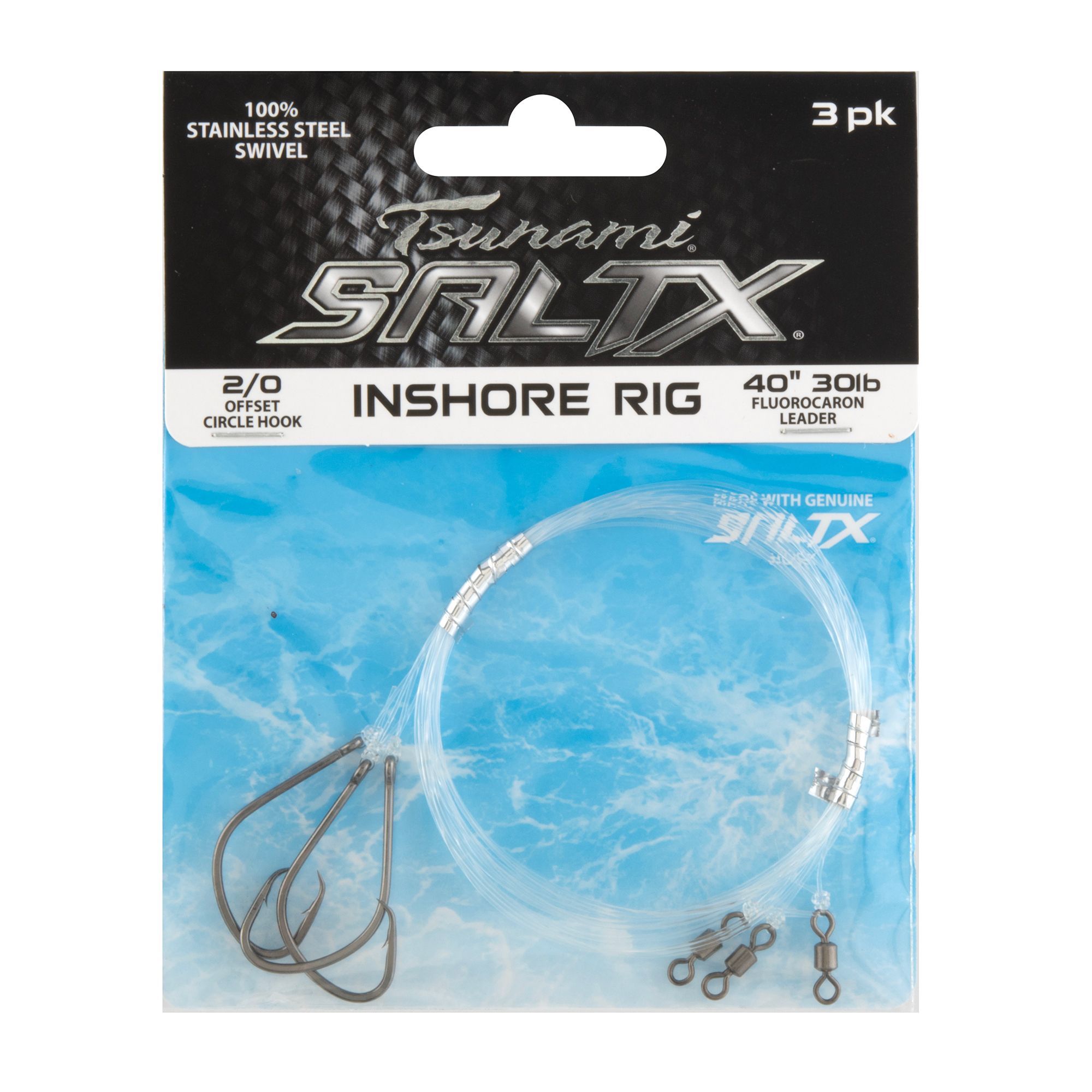 Tsunami SaltX Inshore Rig 3-Pack