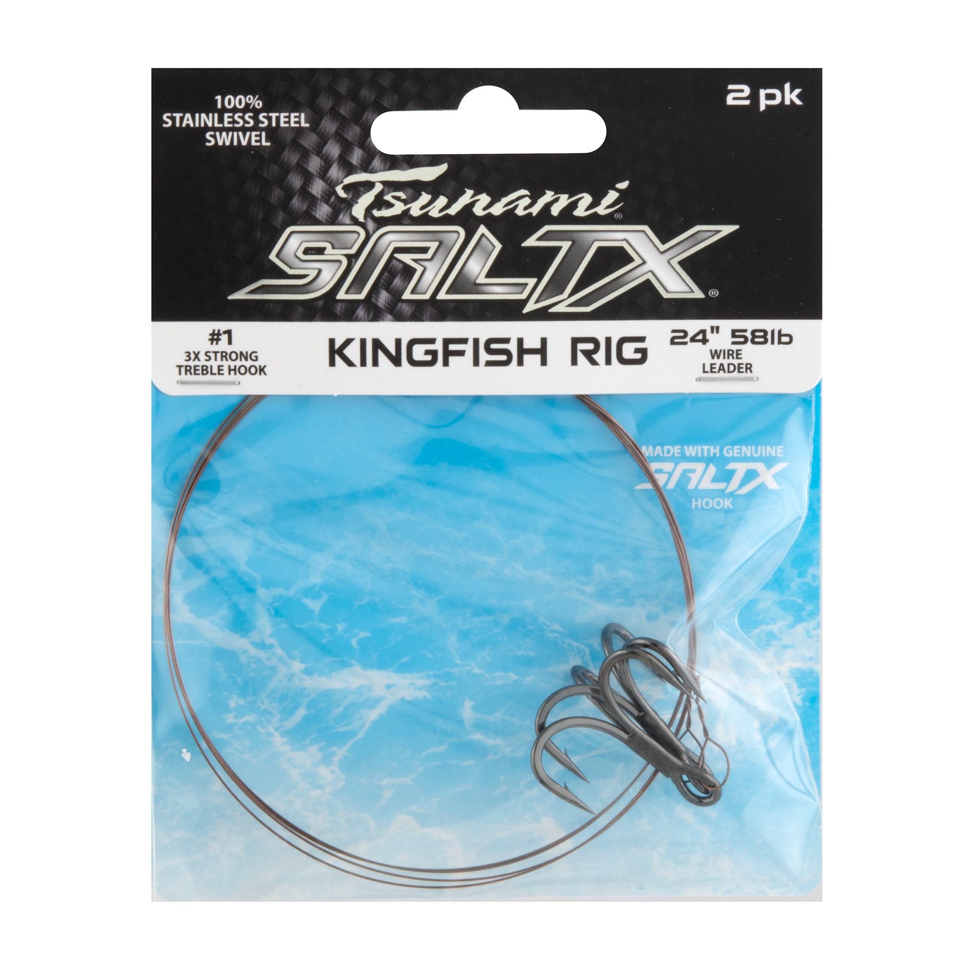 Tsunami SaltX Kingfish Rig 2-Pack