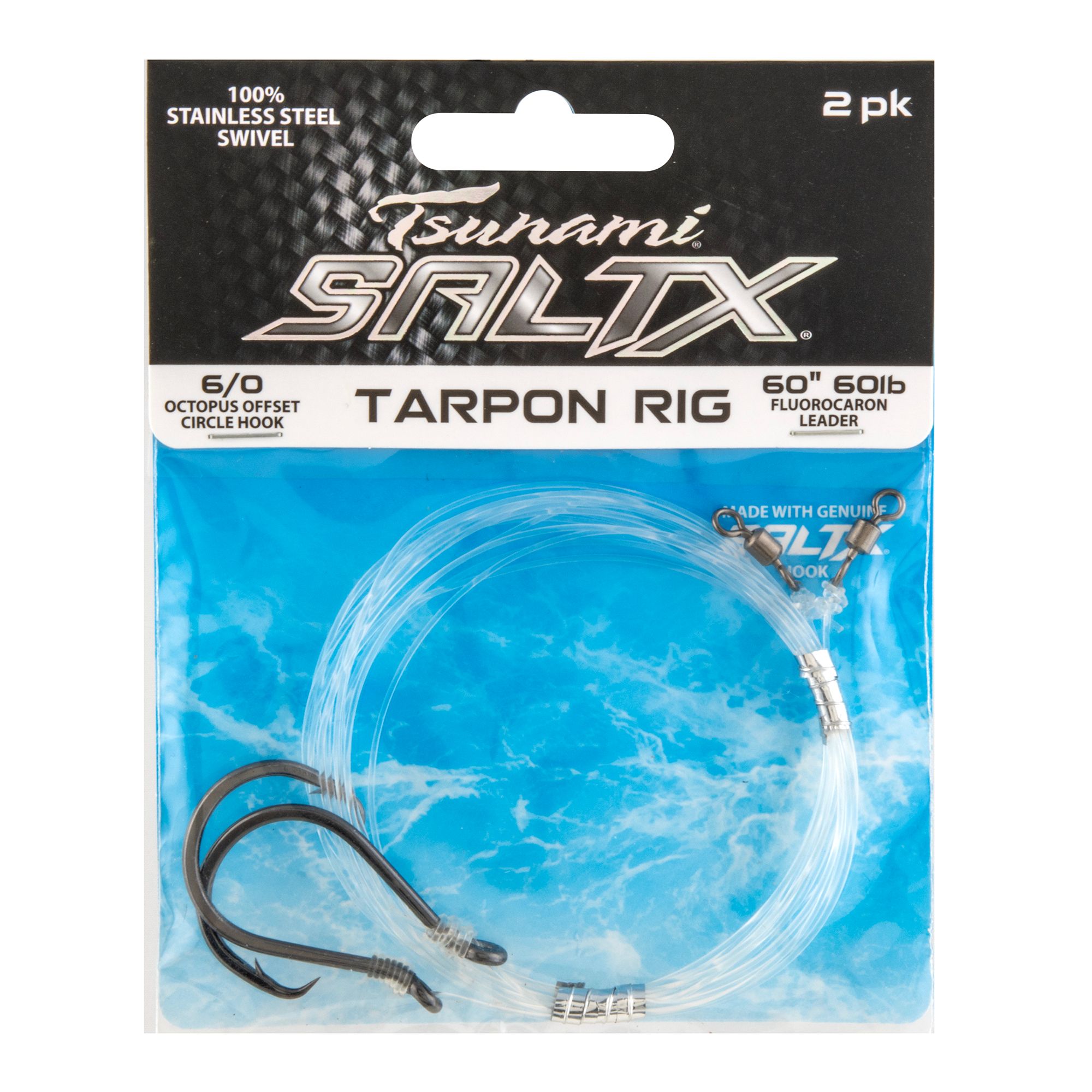 Tsunami SaltX Tarpon Rig 2-Pack