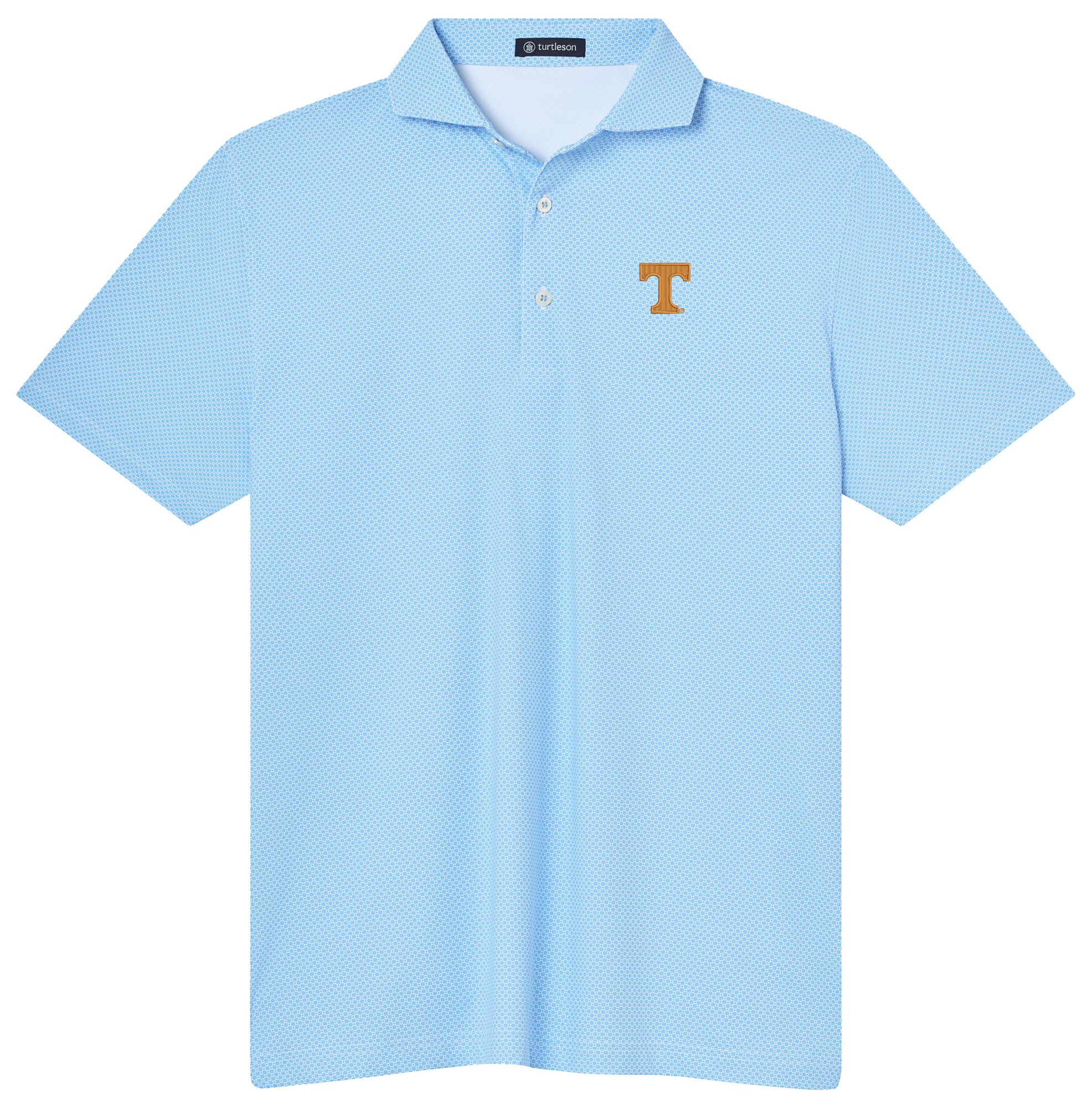 Turtleson Men's Tennessee Volunteers Luxe Blue Grady Polo