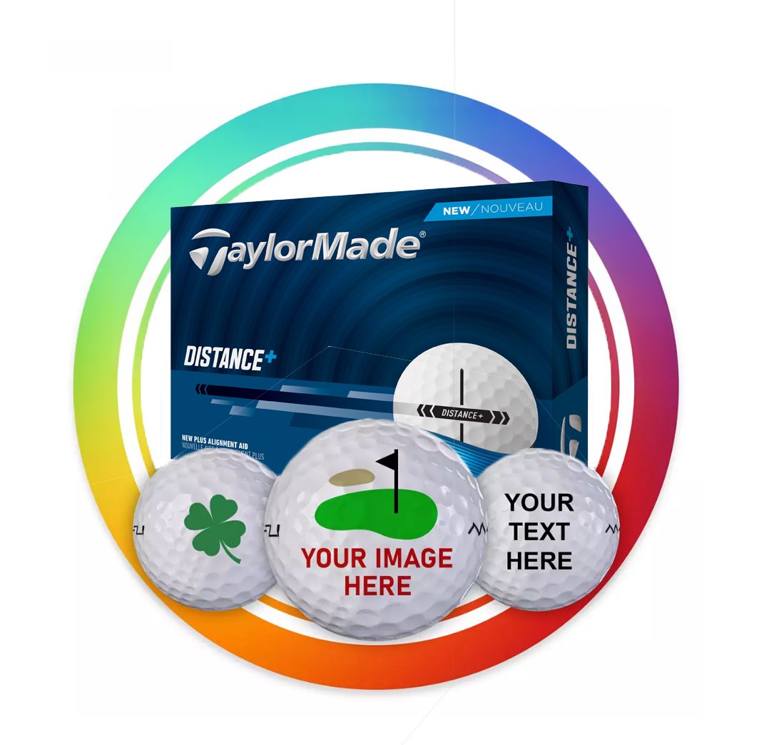 TaylorMade 2026 Distance+ Personalized Golf Balls