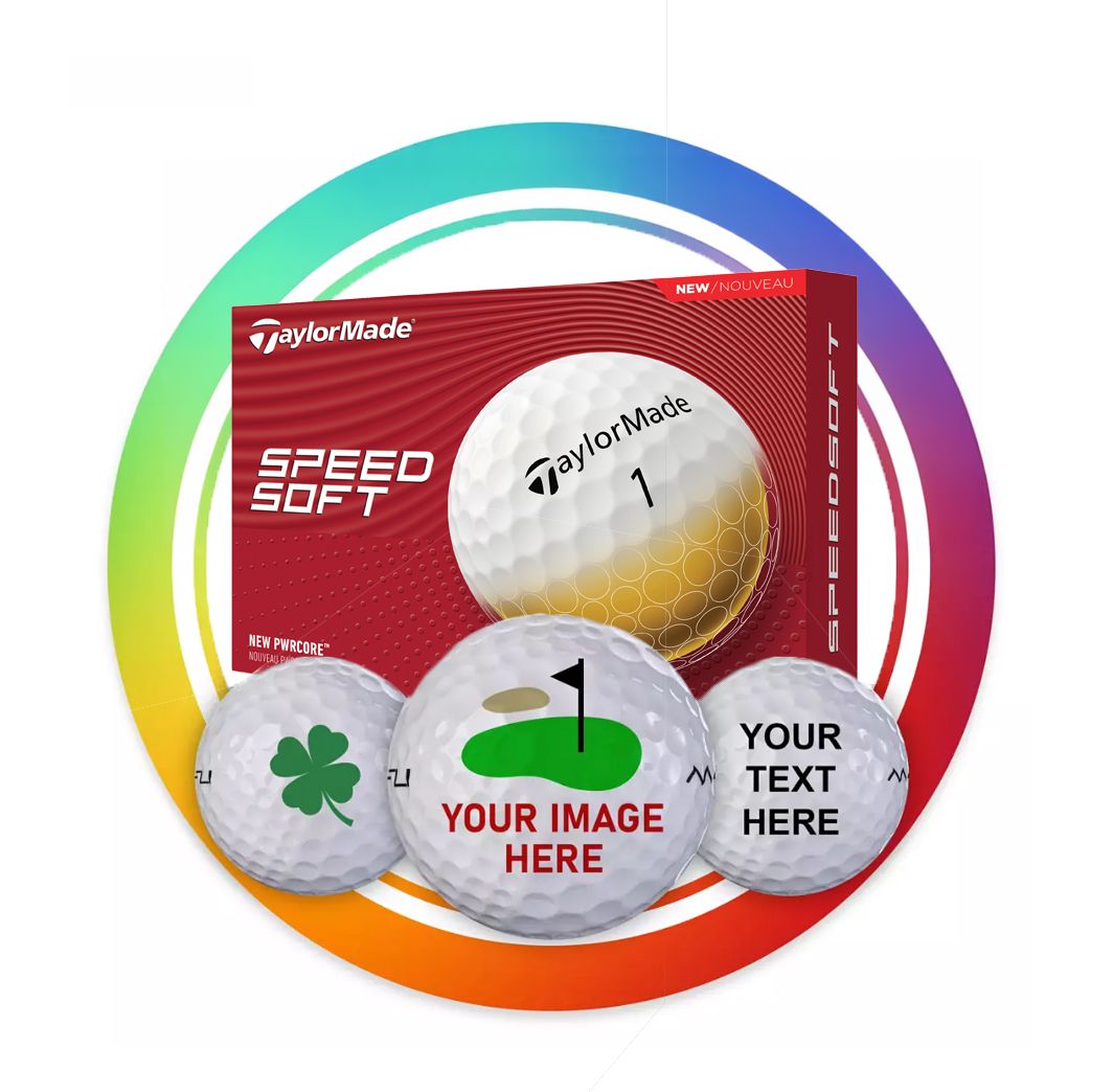 TaylorMade 2026 Speedsoft Personalized Golf Balls
