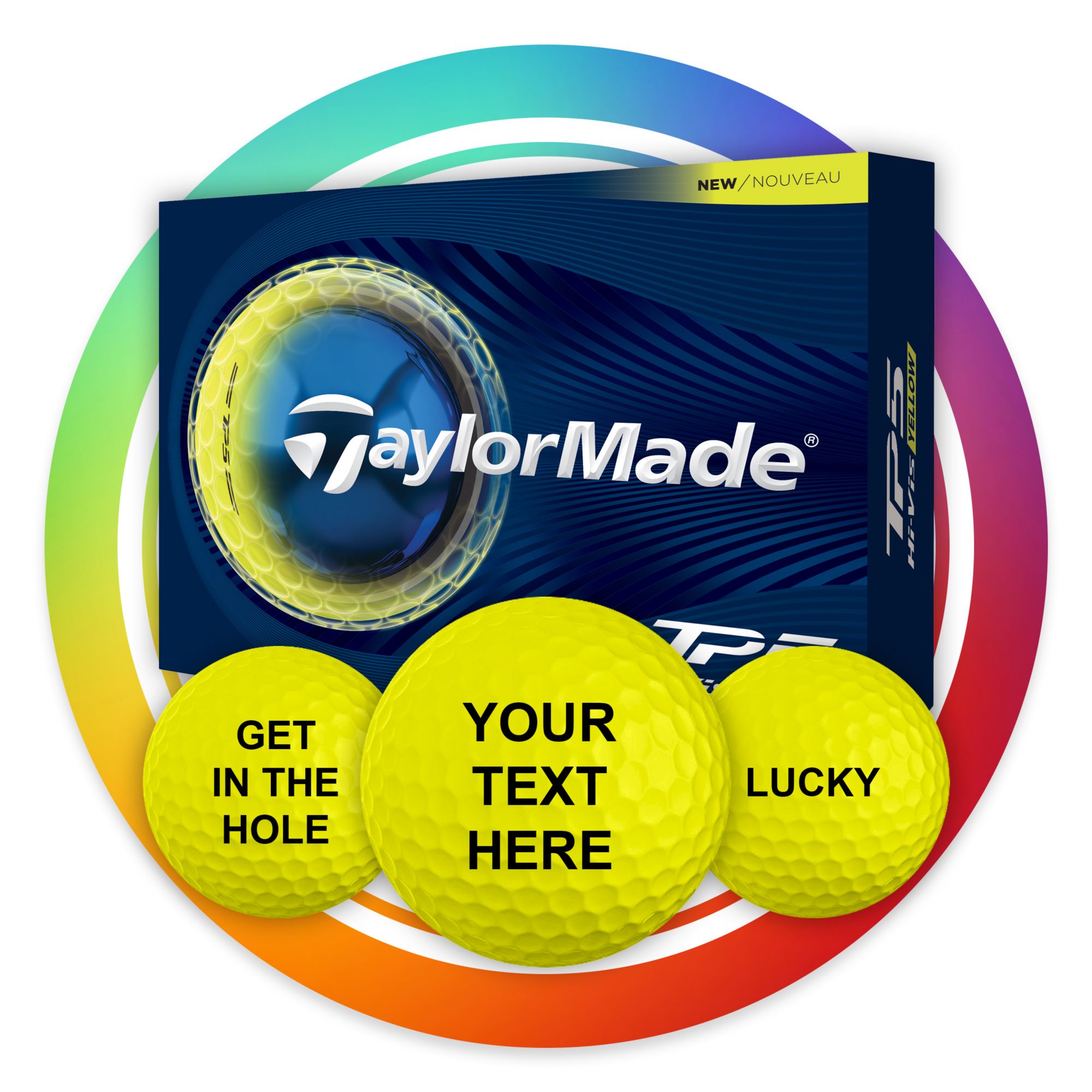 TaylorMade 2026 TP5 Personalized Golf Balls