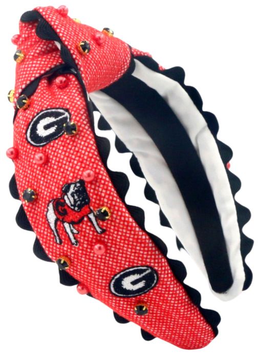Brianna Cannon Girls' Georgia Bulldogs Cross Stitch Headband