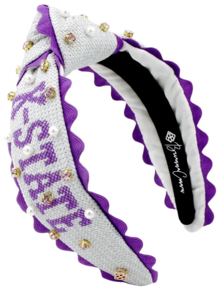 Brianna Cannon Girls' Kansas State Wildcats Cross Stitch Headband