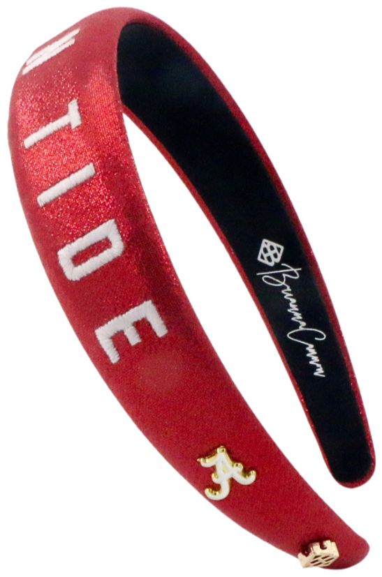Brianna Cannon Women's Alabama Crimson Tide Thin Embroidered Headband