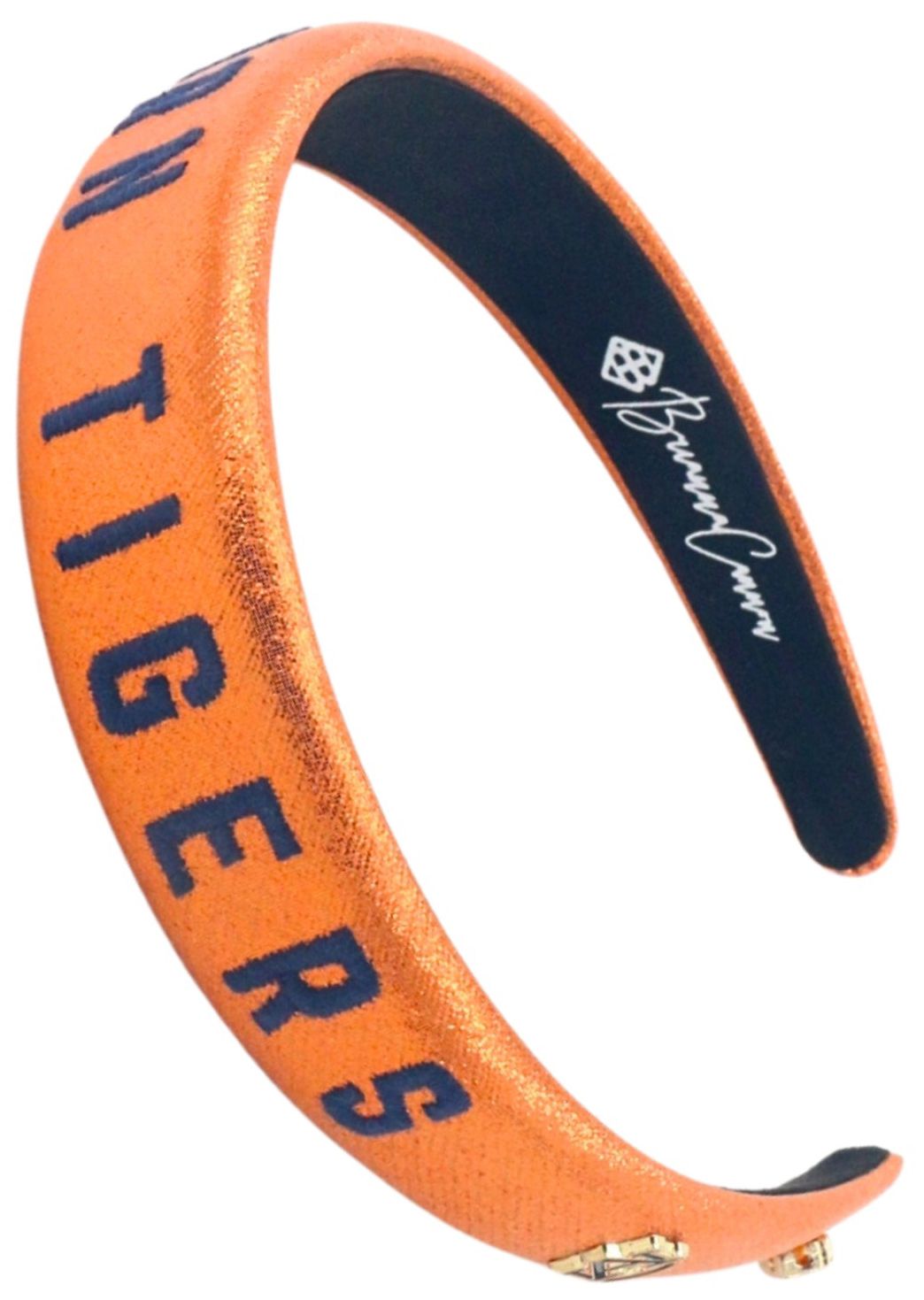 Brianna Cannon Women's Auburn Tigers Thin Embroidered Headband