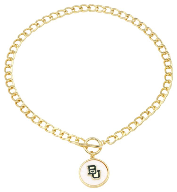 Brianna Cannon Women's Baylor Bears Pearl Pendant Necklace