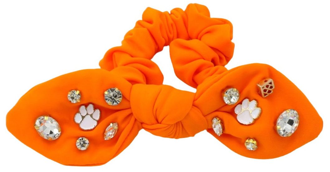Brianna Cannon Women's Clemson Tigers Logo Bow Scunchie