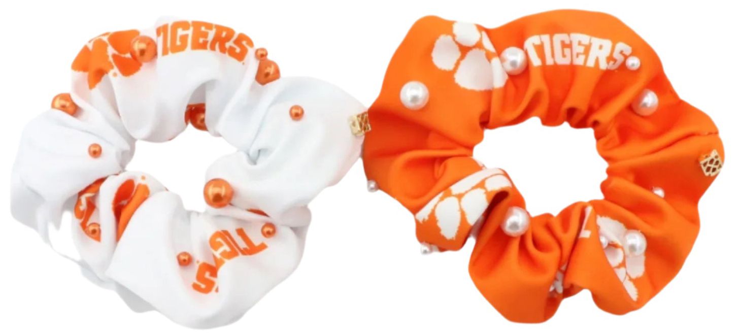 Brianna Cannon Women's Clemson Tigers Dual Scrunchie Set