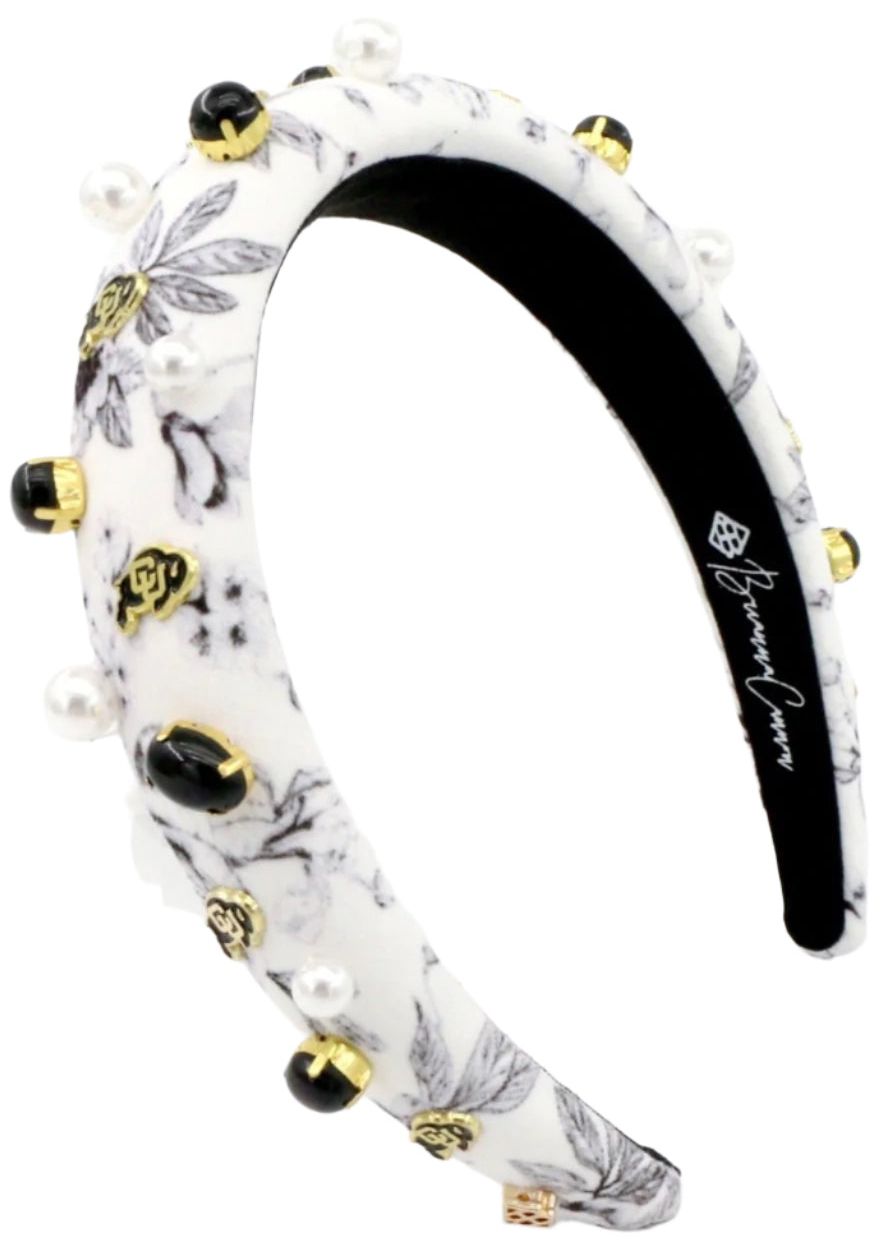 Brianna Cannon Women's Colorado Buffaloes Floral Toile Headband