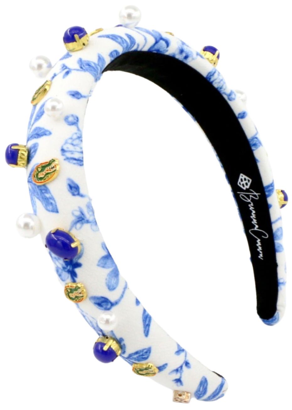 Brianna Cannon Women's Florida Gators Floral Toile Headband