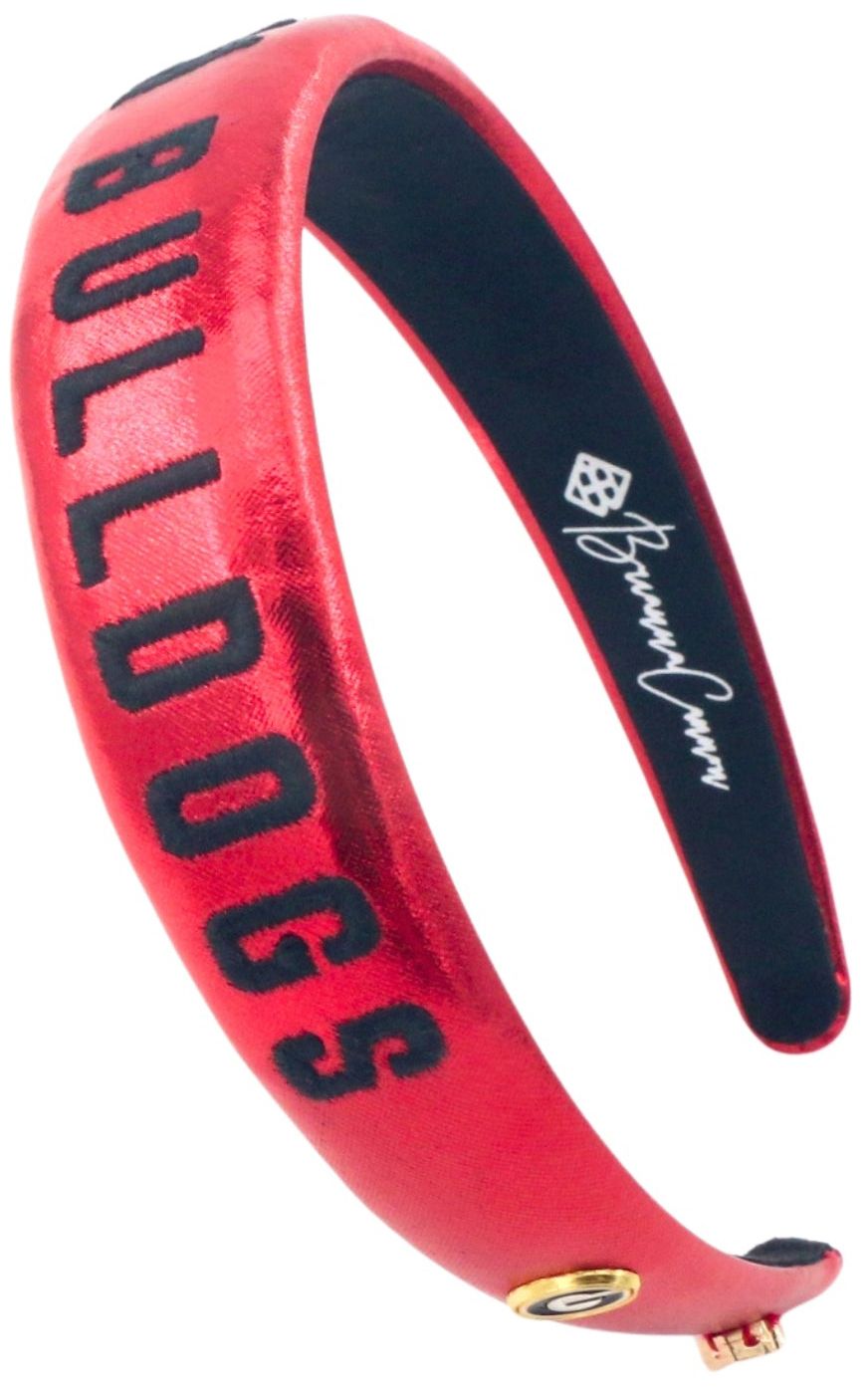 Brianna Cannon Women's Georgia Bulldogs Thin Embroidered Headband