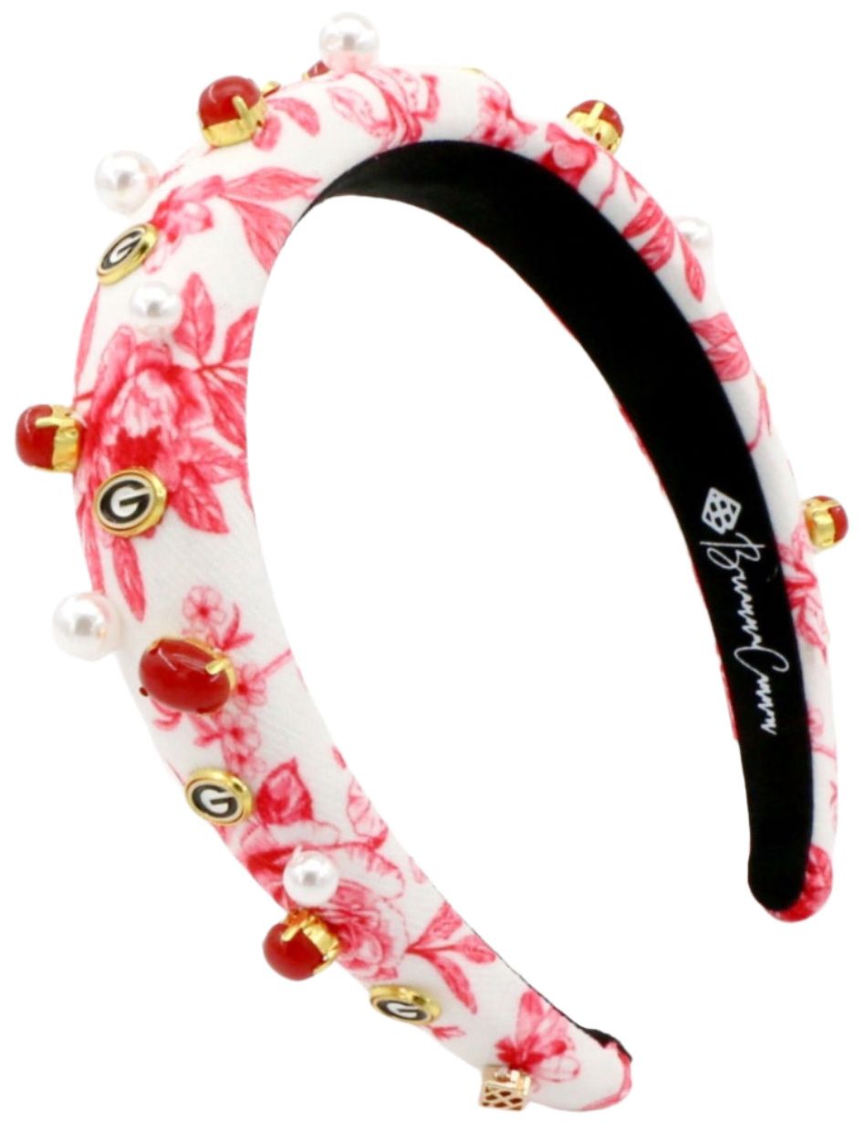 Brianna Cannon Women's Georgia Bulldogs Floral Toile Headband
