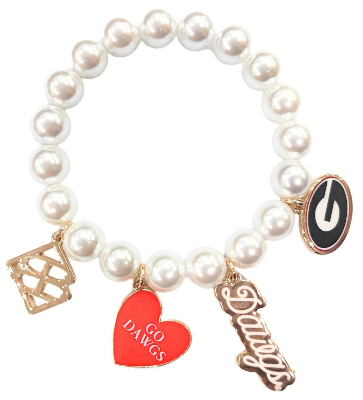 Brianna Cannon Women's Georgia Bulldogs Pearl Charm Bracelet