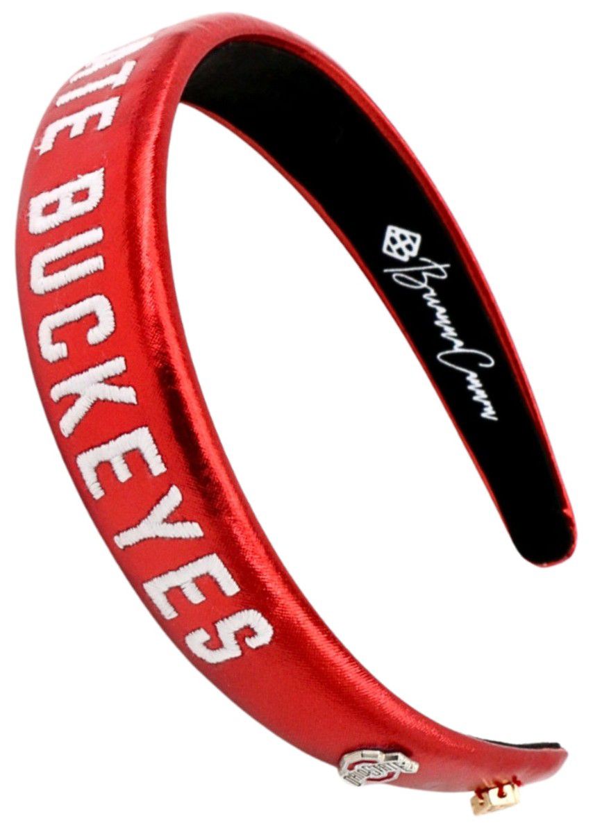 Brianna Cannon Women's Ohio State Buckeyes Thin Embroidered Headband