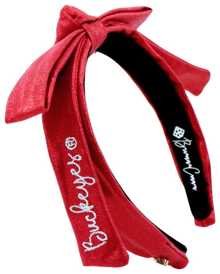 Brianna Cannon Women's Ohio State Buckeyes Thin Embroidered Headband