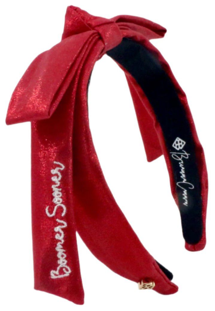 Brianna Cannon Women's Oklahoma Sooners Thin Embroidered Headband