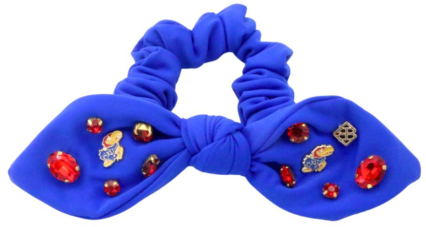 Brianna Cannon Women's Kansas Jayhawks Logo Bow Scunchie
