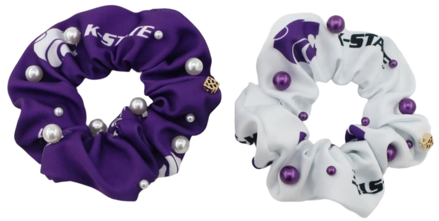 Brianna Cannon Women's Kansas Jayhawks Dual Scrunchie Set