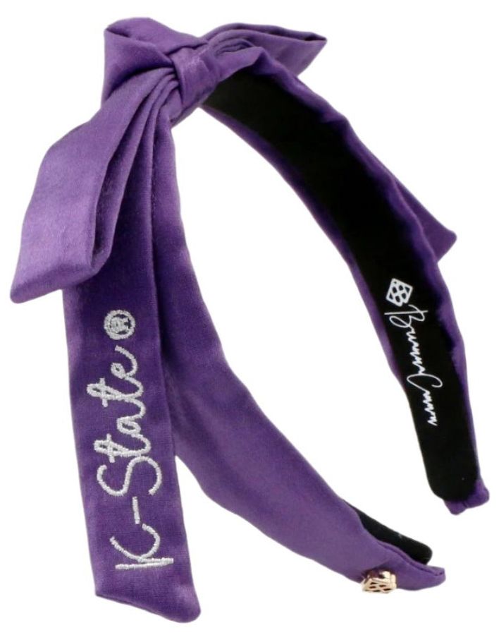 Brianna Cannon Women's Kansas State Wildcats Thin Embroidered Headband