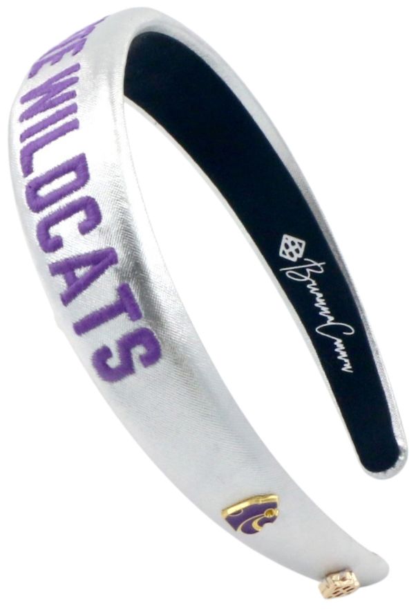 Brianna Cannon Women's Kansas State Wildcats Thin Embroidered Headband