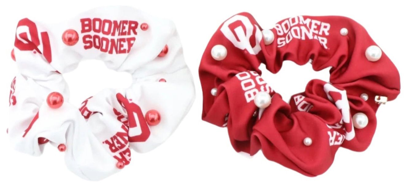 Brianna Cannon Women's Oklahoma Sooners Dual Scrunchie Set