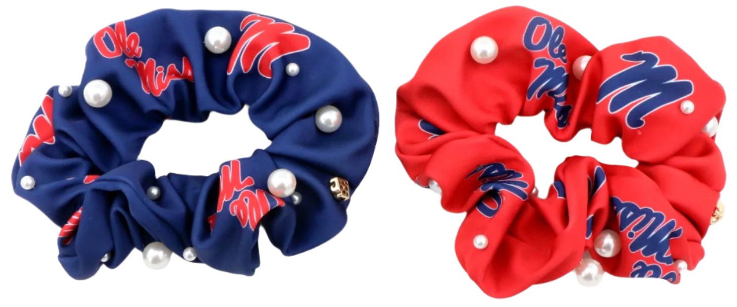 Brianna Cannon Women's Ole Miss Rebels Dual Scrunchie Set