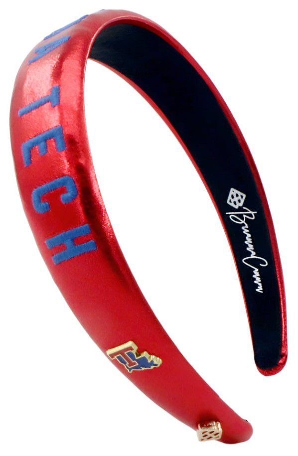 Brianna Cannon Women's Louisiana Tech Bulldogs Thin Embroidered Headband