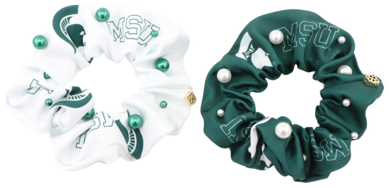 Brianna Cannon Women's Michigan State Spartans Dual Scrunchie Set