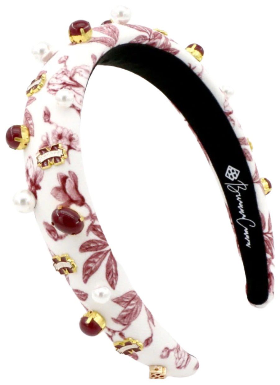 Brianna Cannon Women's Mississippi State Bulldogs Floral Toile Headband