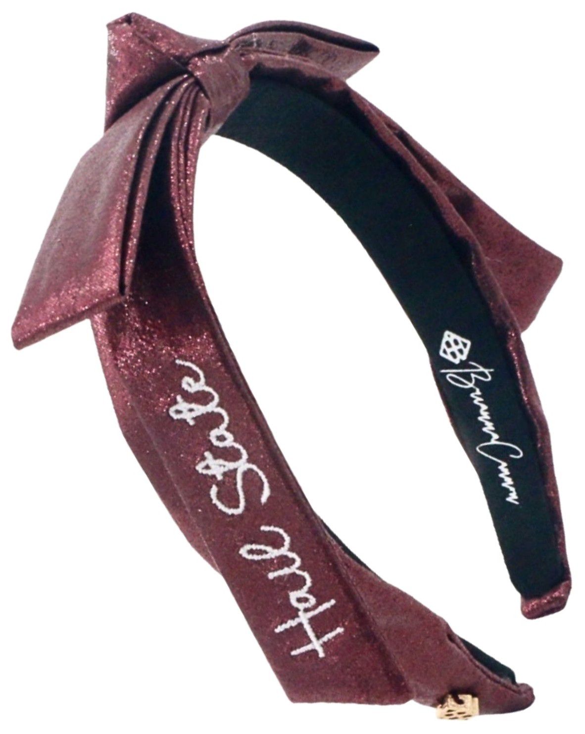 Brianna Cannon Women's Mississippi State Bulldogs Thin Embroidered Headband