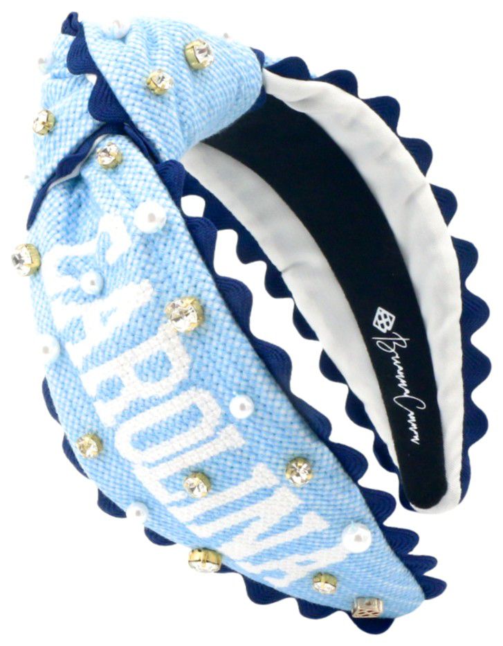 Brianna Cannon Women's North Carolina Tar Heels Cross Stitch Logo Headband