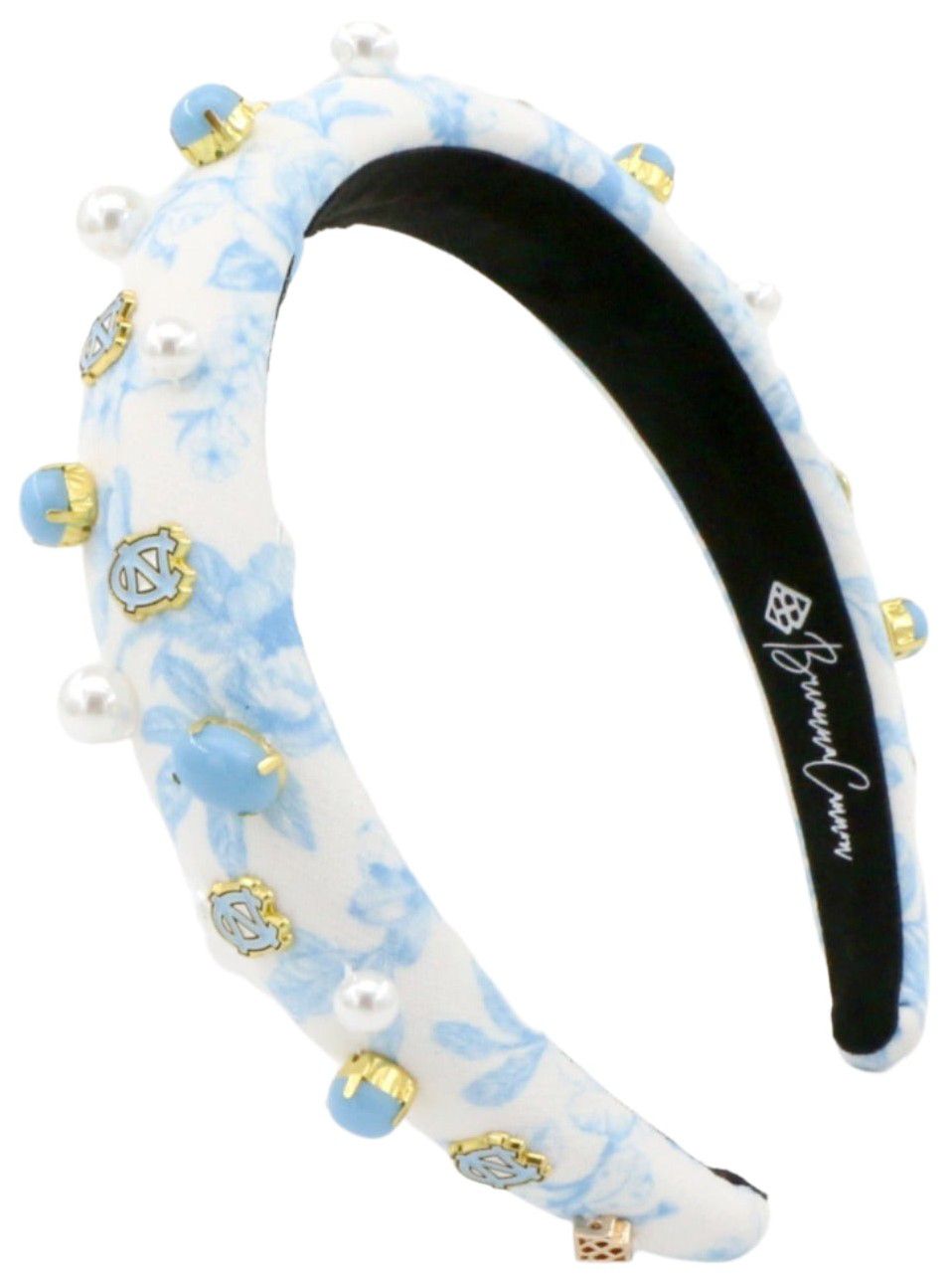 Brianna Cannon Women's North Carolina Tar Heels Floral Toile Headband
